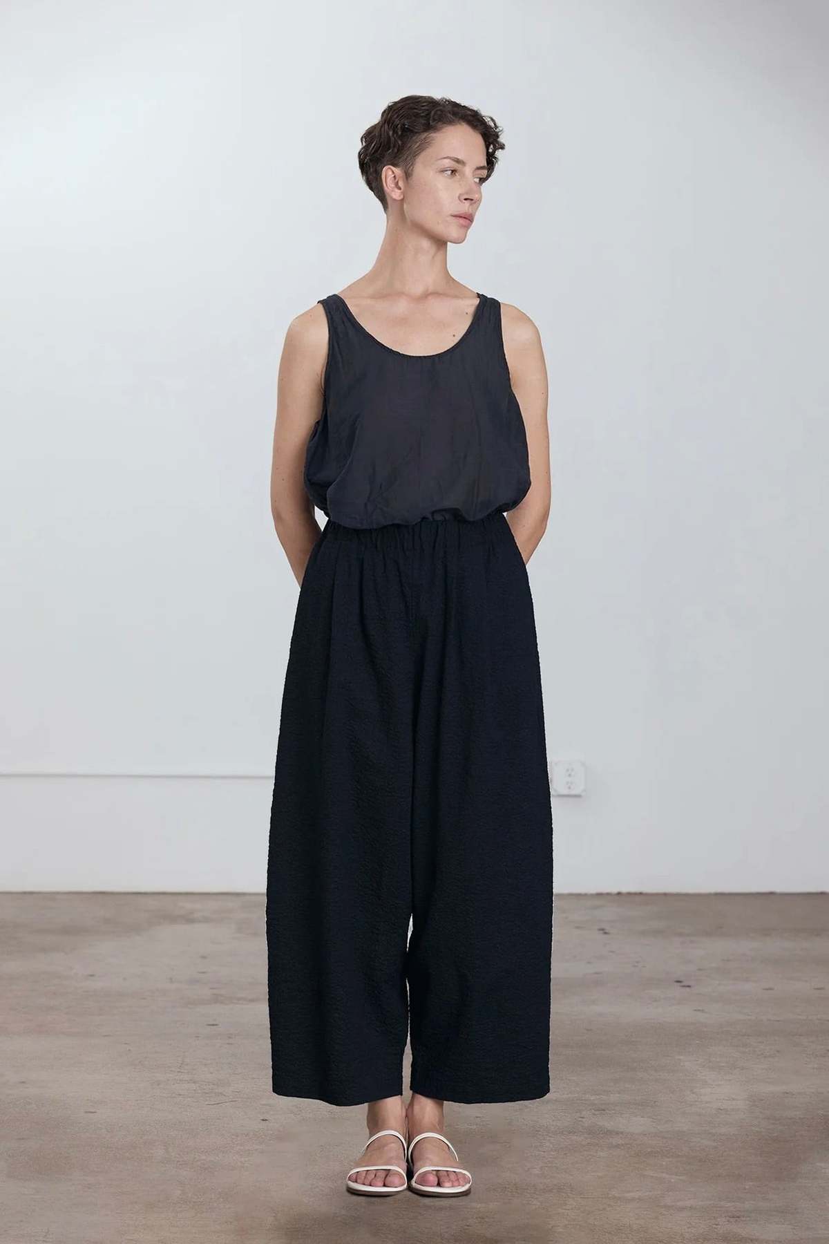 Black Crane Wide Pants - Image 5 of 6
