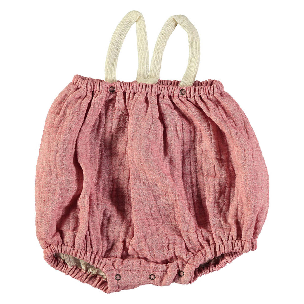 KIDS Pequeno Tocon Baby Muselina Romper - Red Melange - Image 1 of 1