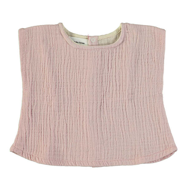 KIDS Pequeno Tocon Baby Muselina Two Piece Set - Pink Melange