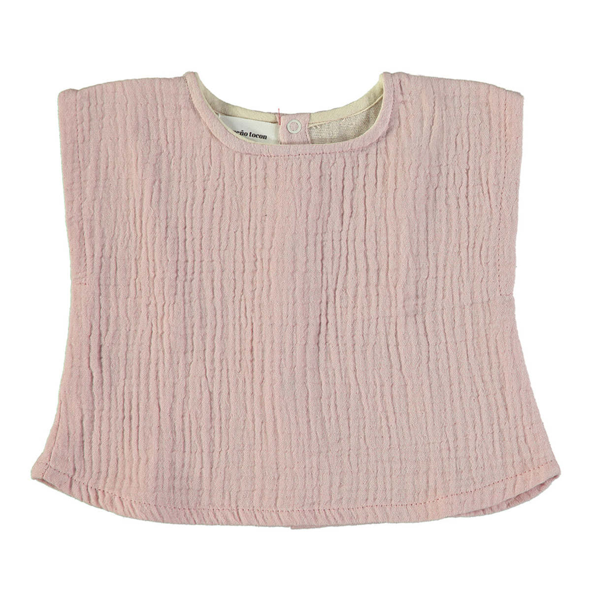 KIDS Pequeno Tocon Baby Muselina Two Piece Set - Pink Melange - Image 2 of 3