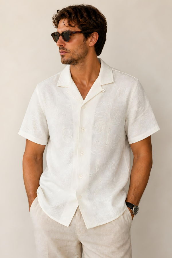Billy Reid Numajiri Beach Shirt