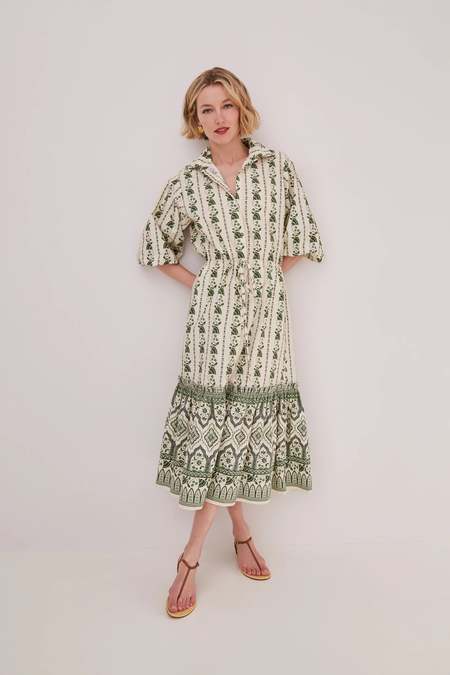 Cara Cara Calypso Dress - Olive Kingston Floral | Garmentory