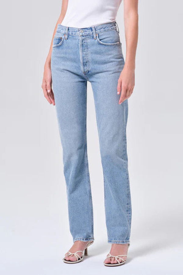 AGOLDE 90's Pinch Waist Long Jeans - Force