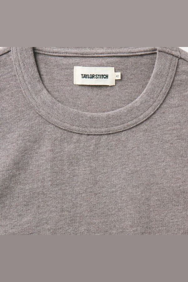 Taylor Stitch Organic Cotton Shop Tee - Plum Twist