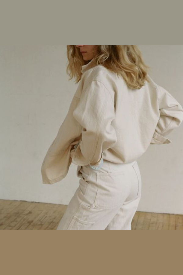 Shaina Mote Work Jean - Natural