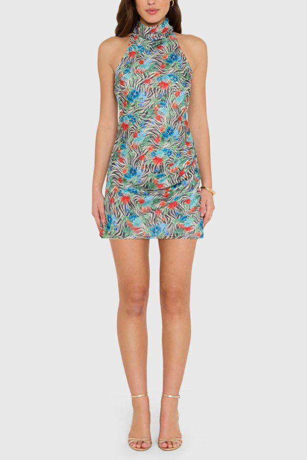 Amanda Uprichard Chantel Dress - Sahara Print