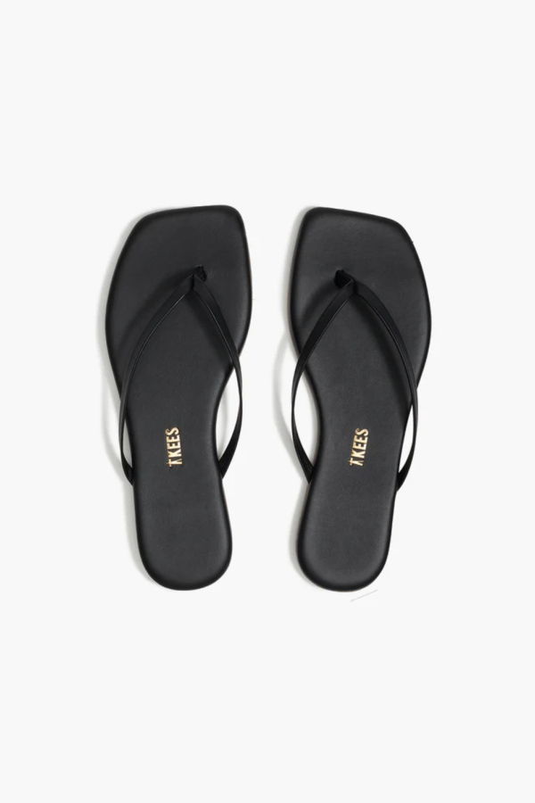 TKEES Square Toe Lily Sandals - Black