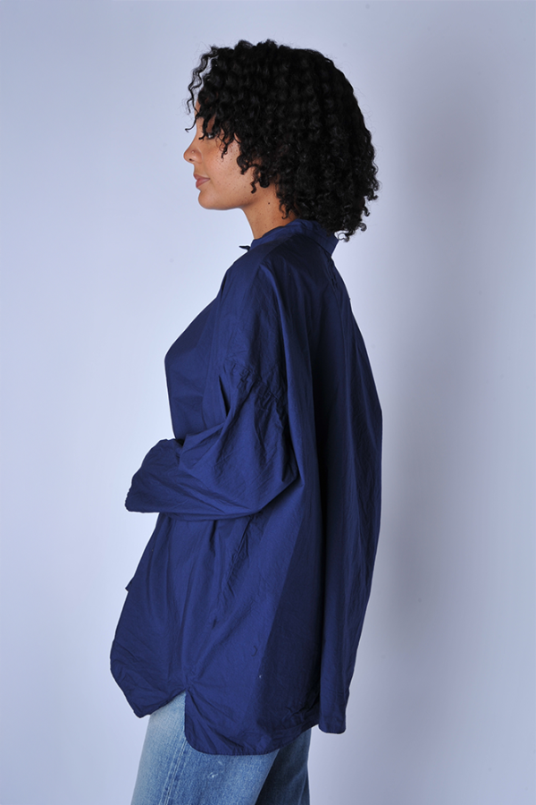 フランス製 定価6.6万 マニュエルギバル MANUELLE GUIBAL 6909 Big Top Babe ドロップショルダー ブラウス 1∥ネイビー【2400014795271】 マニュエルギバルってどんなブランド？What is Manuel Guibal