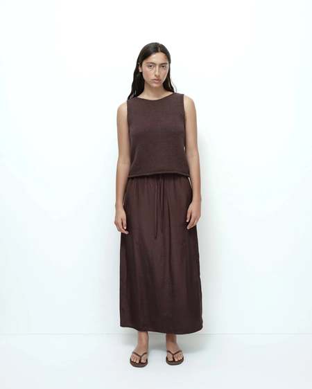 Velvet Slip Dress- Light Brown | Garmentory