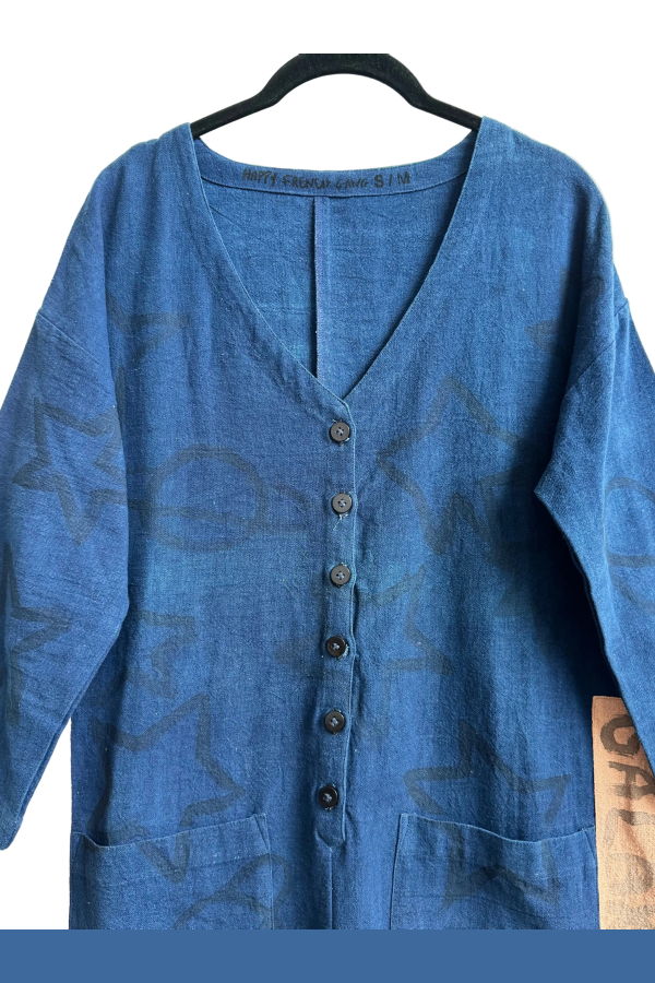 Happy French Gang #116 Hand-Painted Jumpsuit S/M