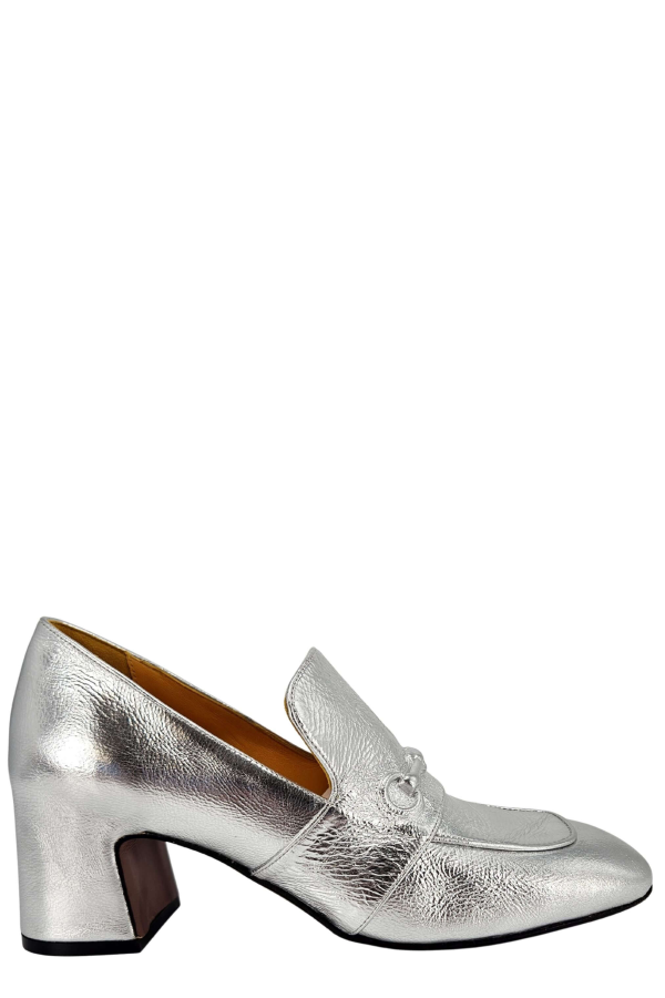 Madison Maison Hidden Bit Heel Loafers - Silver