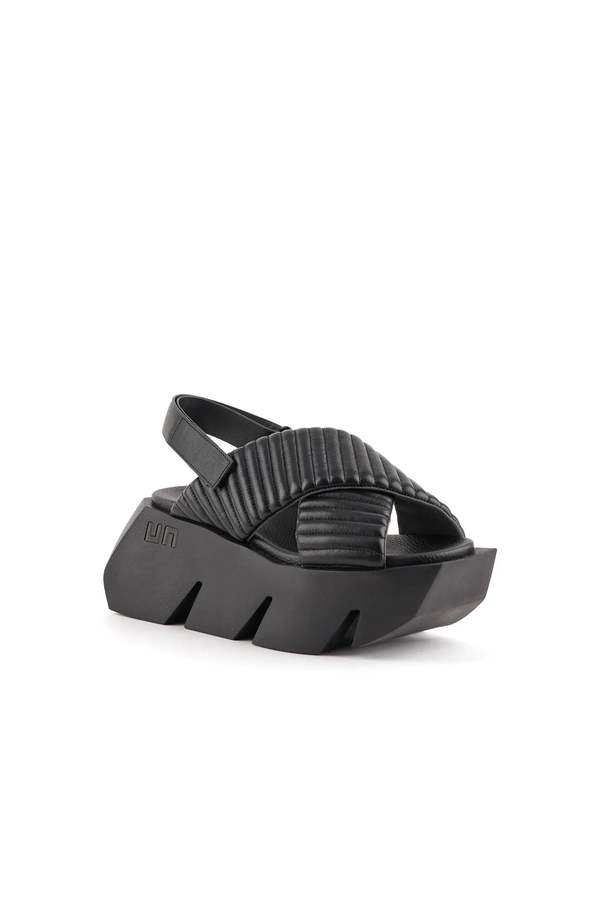 United Nude Bull Puffier Sandal - Black United Nude Bull Puffier Sandal - Black