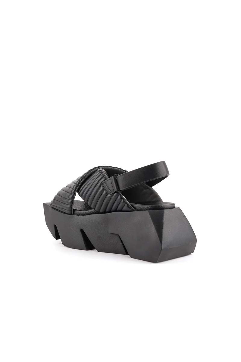 United Nude Bull Puffier Sandal - Black