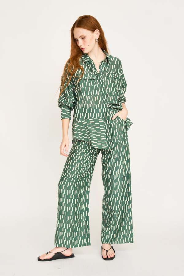 Mirth Tivot Pant - Verdure Rainfall