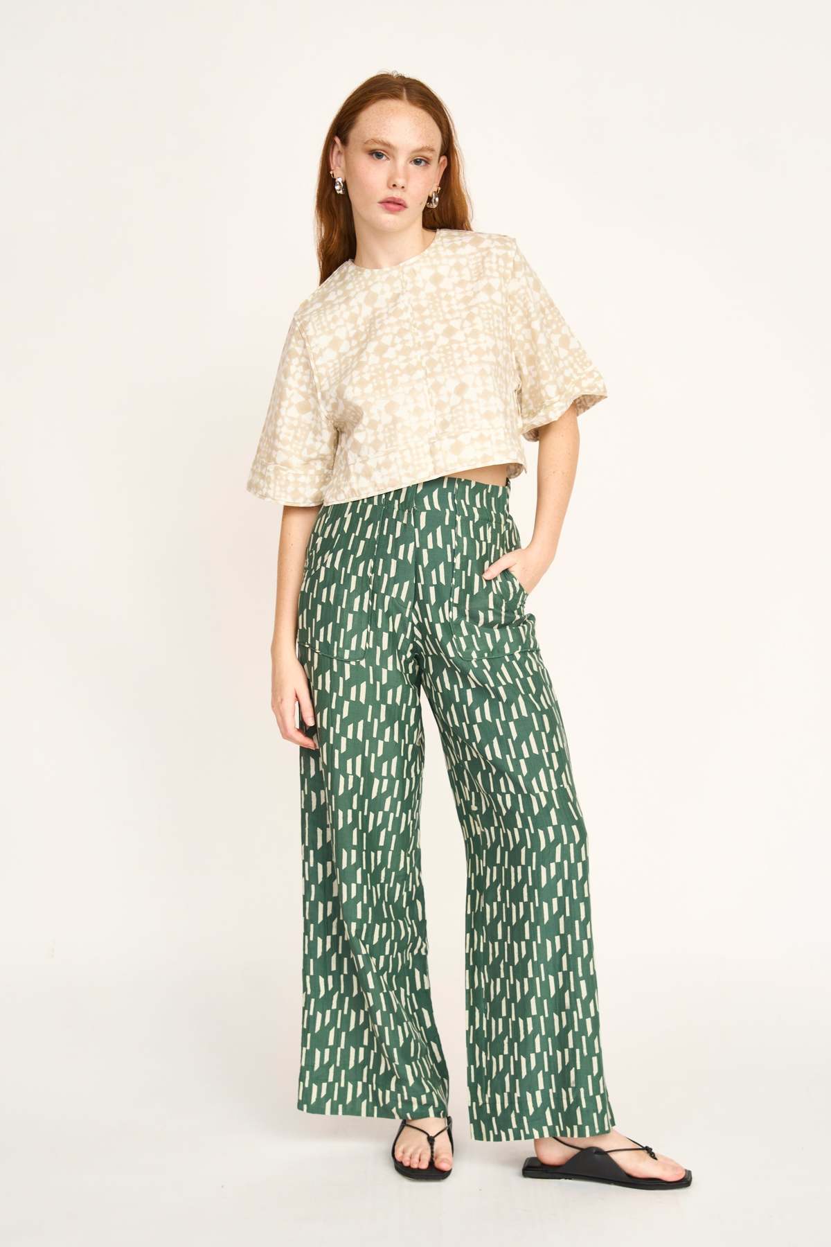 Mirth Tivot Pant - Verdure Rainfall - Image 2 of 7
