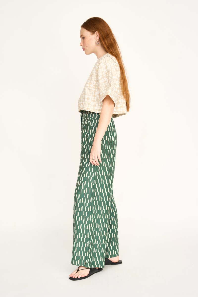 Mirth Tivot Pant - Verdure Rainfall