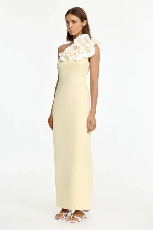 Acler Zofia Maxi Dress - Lemon Sorbet