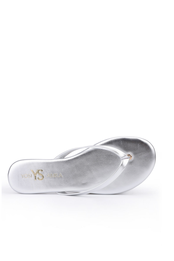 YOSI SAMRA Rivington Flip Flop - Silver