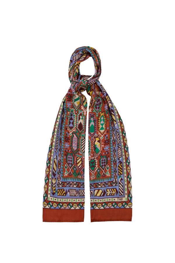 Drake's Carpet Print Tubular Scarf