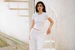 Gil Rodriguez Terry Corsica Tee - White - Thumbnail 1