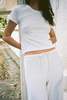 Gil Rodriguez Terry Corsica Tee - White - Thumbnail 3