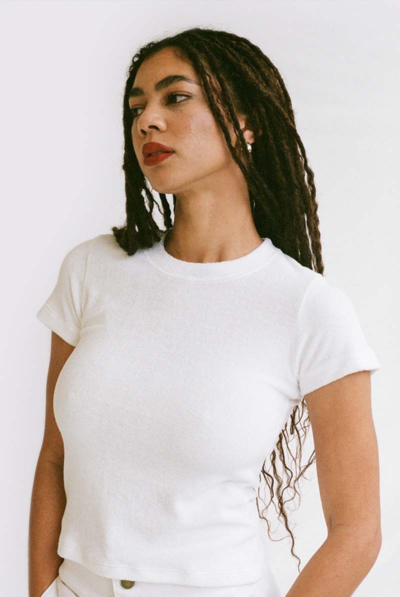 Gil Rodriguez Terry Corsica Tee - White
