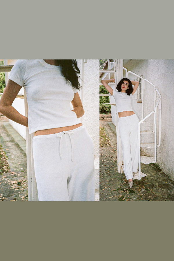 Gil Rodriguez Terry Girona Drawstring Pant