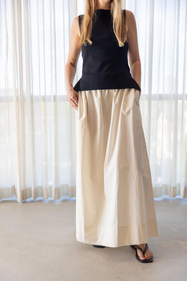 Onia Boatneck Mix Media Dress