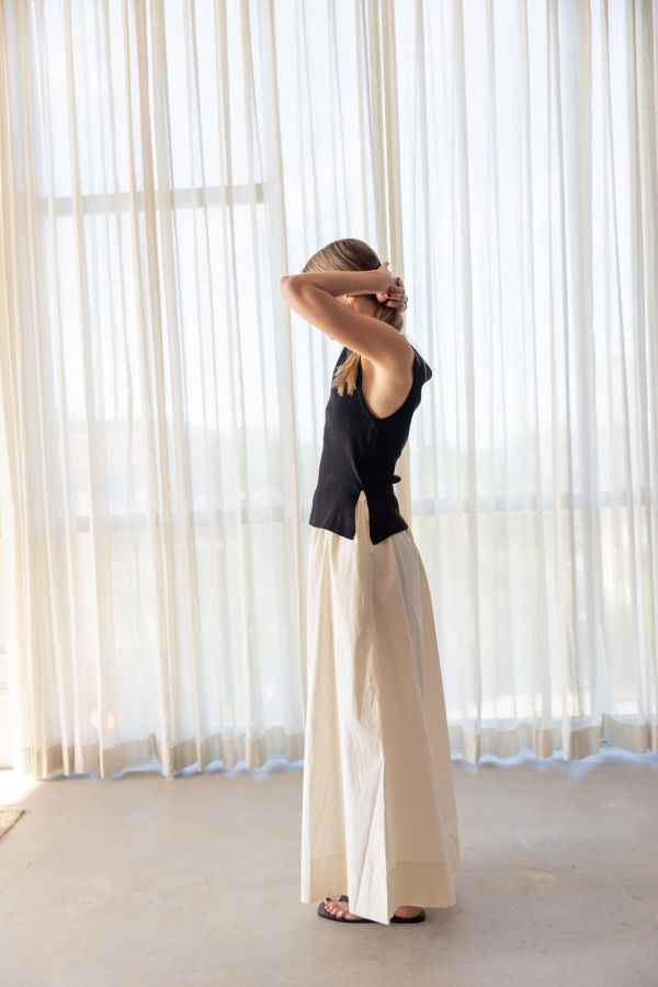 Onia Boatneck Mix Media Dress