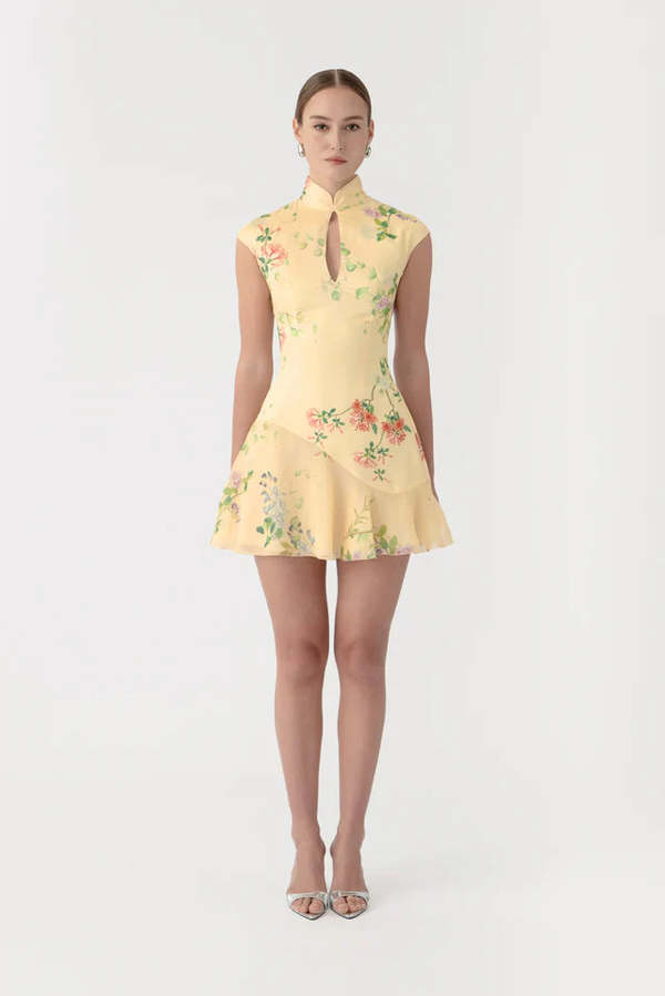 Sau Lee Lili Dress - Soft Yellow | Garmentory