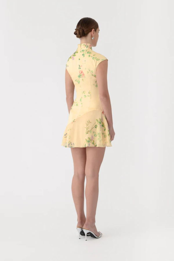 Sau Lee Lili Dress - Soft Yellow
