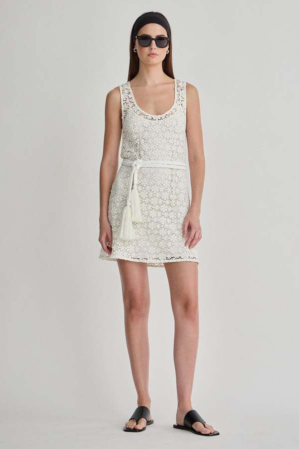 Apiece Apart Rahel Tassel Mini Dress Apiece Apart Rahel Tassel Mini Dress