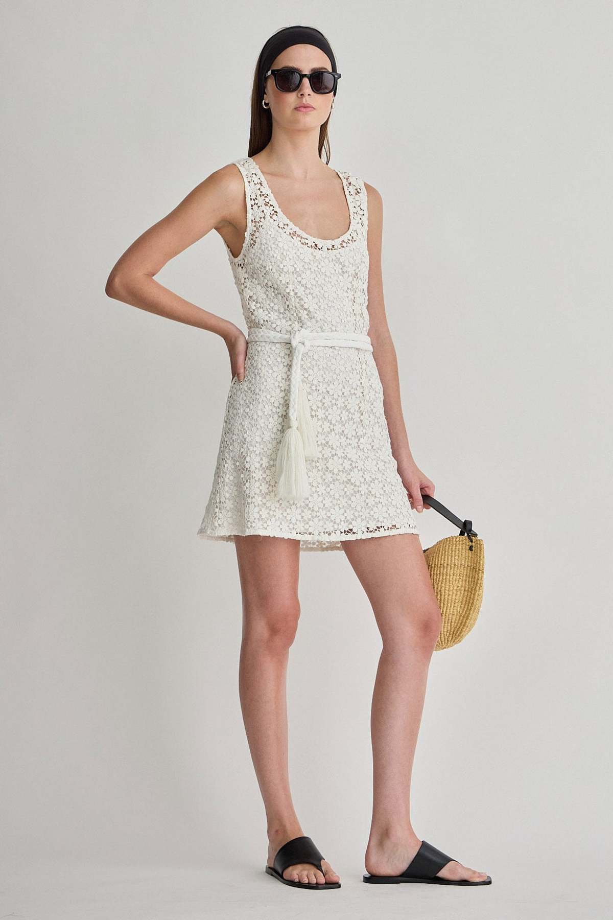 Apiece Apart Rahel Tassel Mini Dress - Image 2 of 5