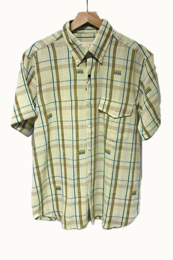 Kardo Ron Shirt - Lemon Plaid