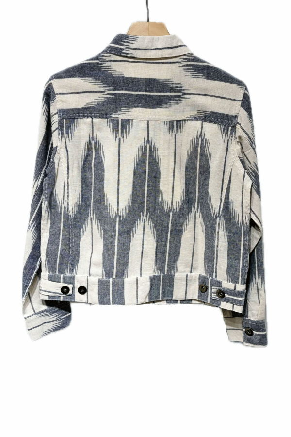 Kardo Marvin Trucker Jacket Ikat - Natural