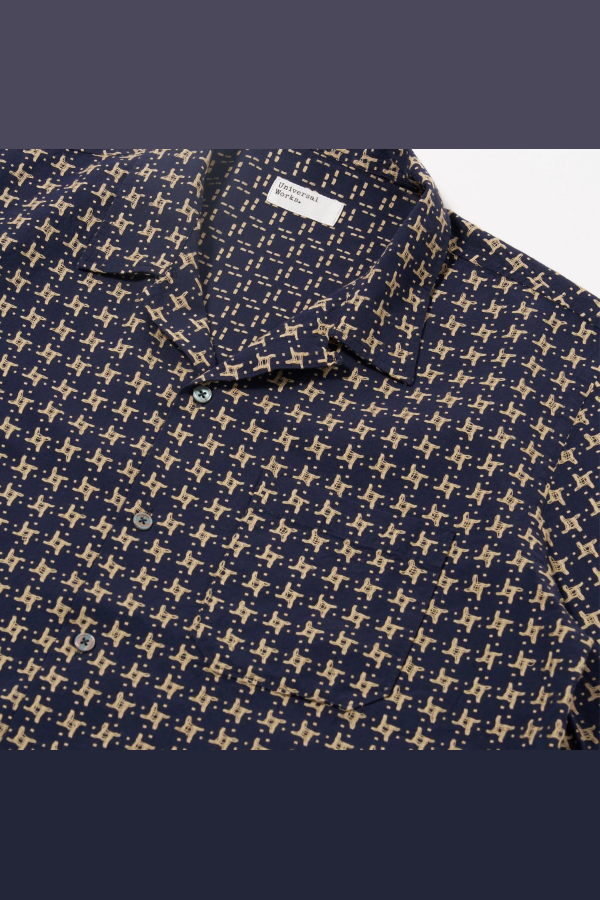 Universal Works Rhodes Cotton Road Shirt