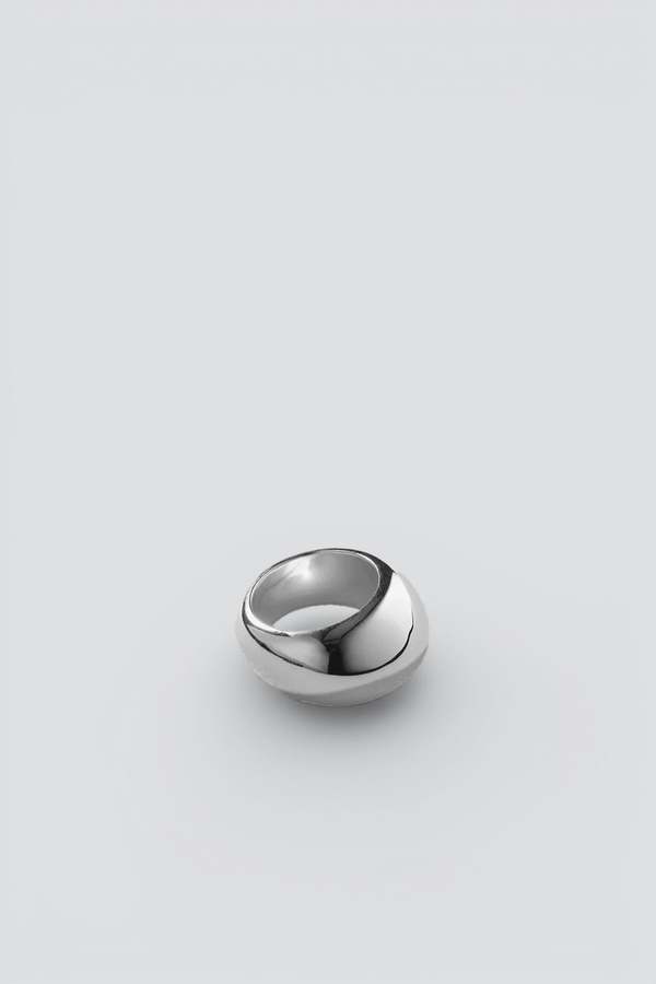 Annika Inez Silver Gentle Slope Ring