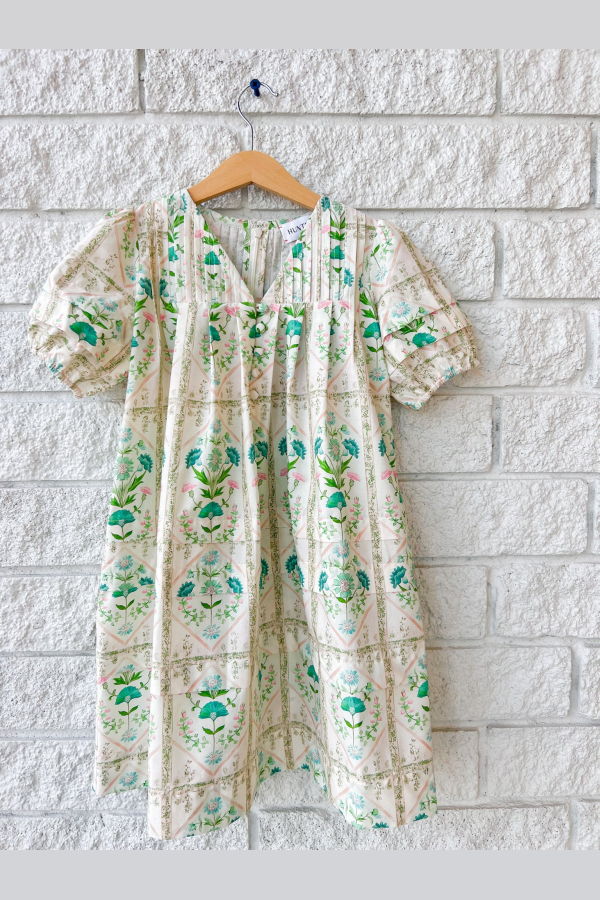 KIDS Hunter Bell Jenkins Dress - Pink Trellis