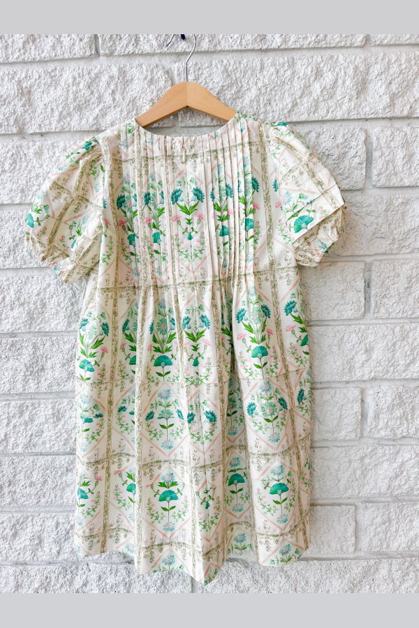 KIDS Hunter Bell Jenkins Dress - Pink Trellis