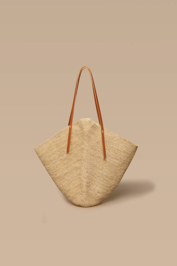 Indego Africa Bibiri Crochet Raffia Tote
