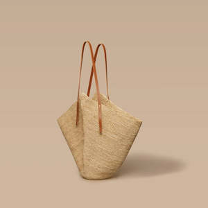 Indego Africa Bibiri Crochet Raffia Tote | Garmentory