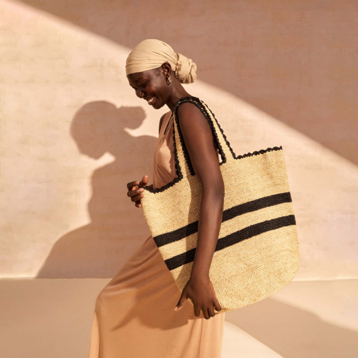 Indego Africa Odette Oversized Beach Tote - Image 2 of 3