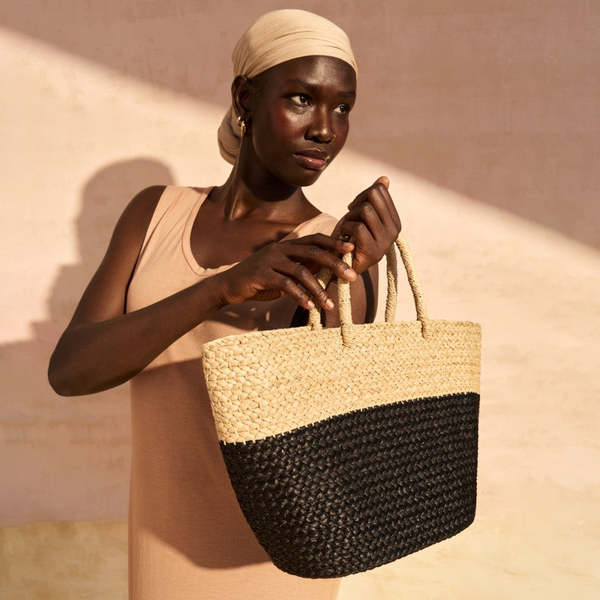 Indego Africa Ruru Two-Toned Signature Tote