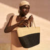 Indego Africa Ruru Two-Toned Signature Tote - Thumbnail 3