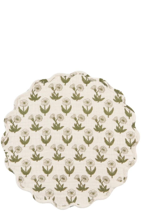 Danica Brands Set of 6 Double Weave Bloom Placemats