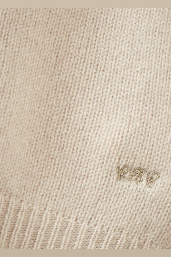 Caramel Poa Baby Cashmere Jumper