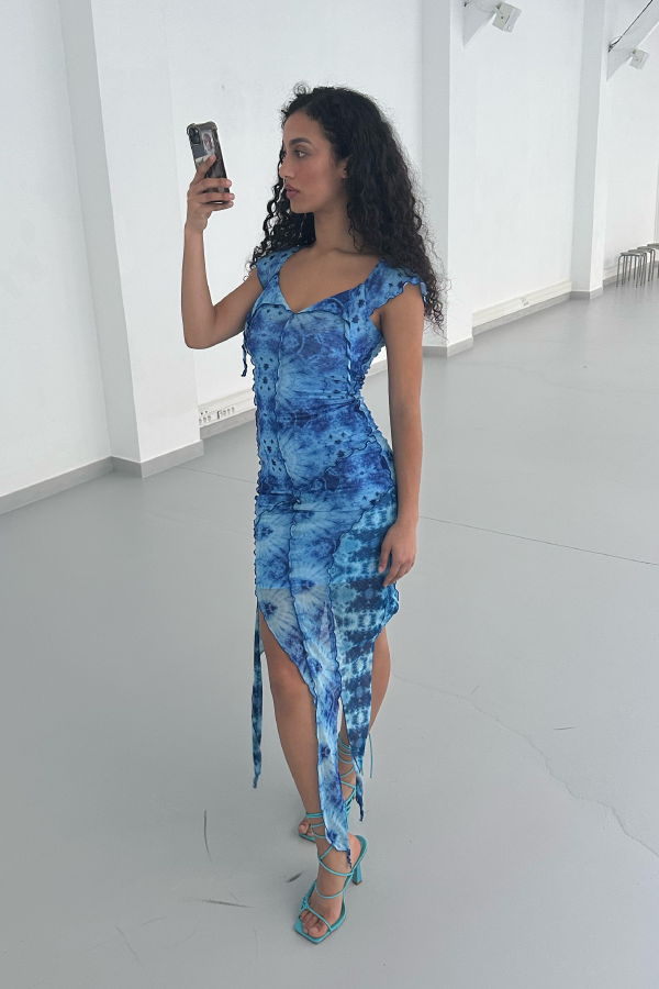 SAEMDI Livia Mesh Dress