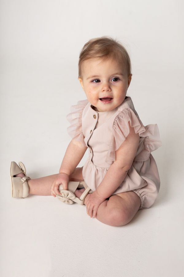 KIDS Donsje Odine Playsuit - Vintage Rose