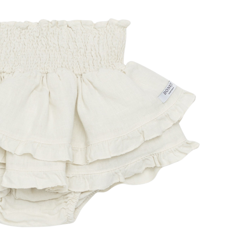 KIDS Donsje Vaibi Linen Bloomers - Off White