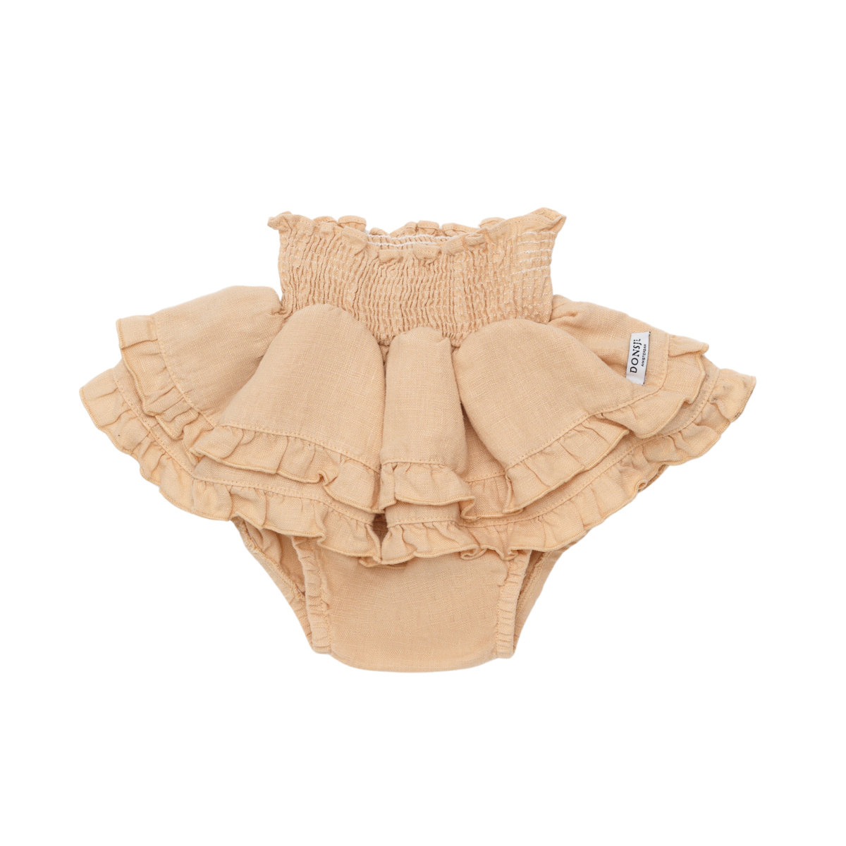KIDS Donsje Vaibi Linen Bloomers - Rose Latte - Image 1 of 4